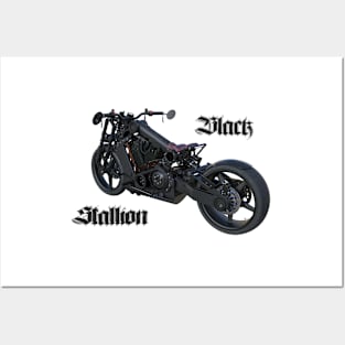 Black Chopper Posters and Art